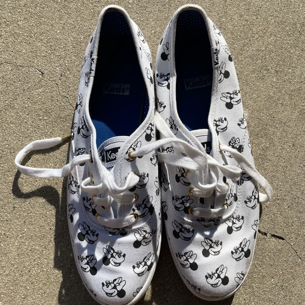 White Minnie Mouse Keds | Disney Shoes